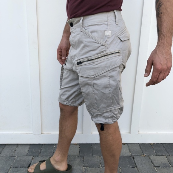 NEVER WORN! G-Star RAW Rovic Zip Loose 1/2 Shorts - Picture 8 of 16